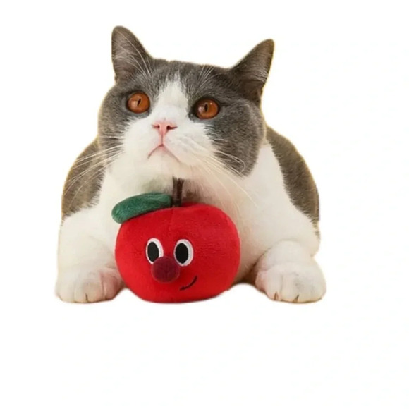 NWT Adorable Plush Cat Chew Toy: Interactive Natural Silvervine Soft Toy - Picture 4 of 4